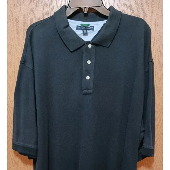 3-Tommy Hilfiger Polo (Golf)-(Blue/Black/White)-(Size:3XL)-(Decent Cond.)-$30.00 - Picture 5 of 9